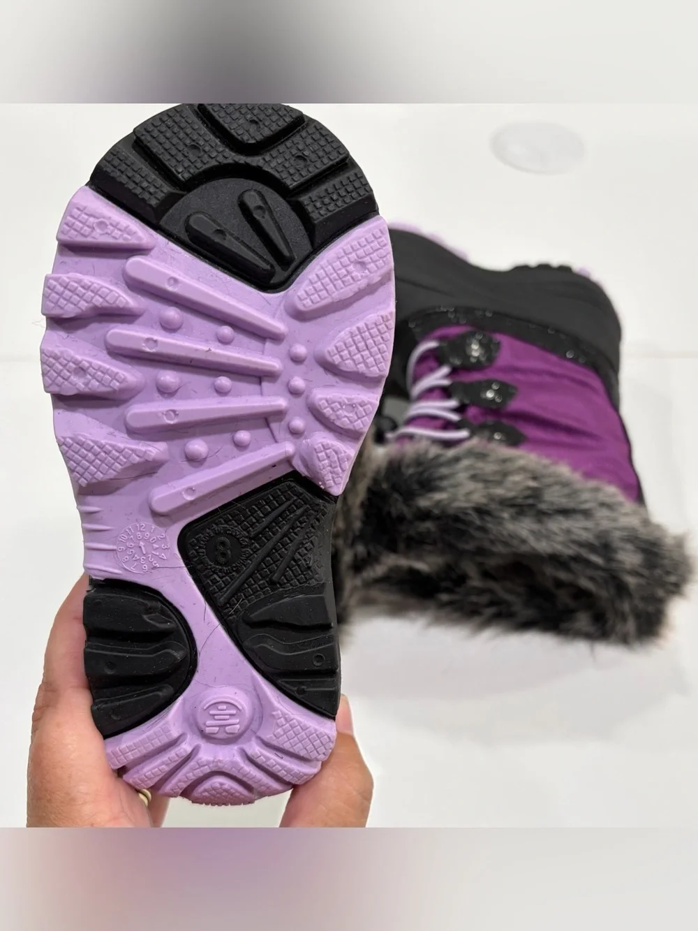 Kamik Kids Toddler's Size 8 Powdery 2 Winter Boots Purple Grape NWT Snow